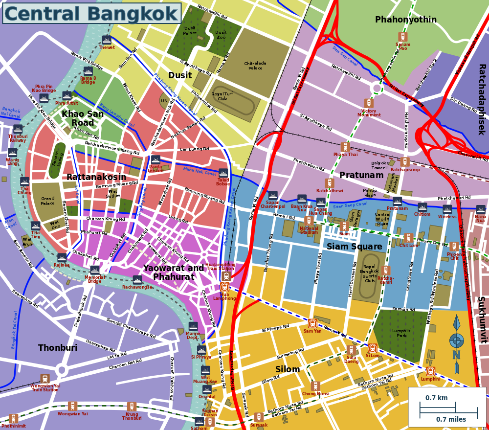 Bangkok Central Map X1000px 