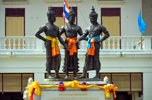 Three Kings Monument in Chiang Mai